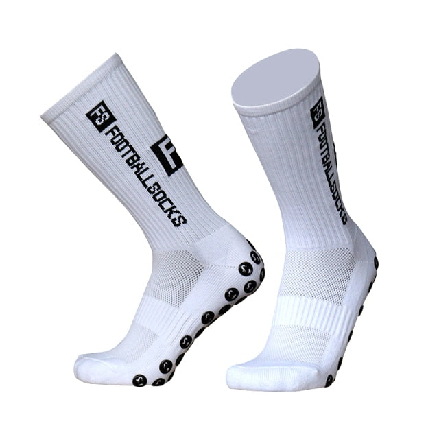 High Performance Sports Socks, Enhanced Grip Soles, Comfortable Breathable Polyester/Spandex, NEW