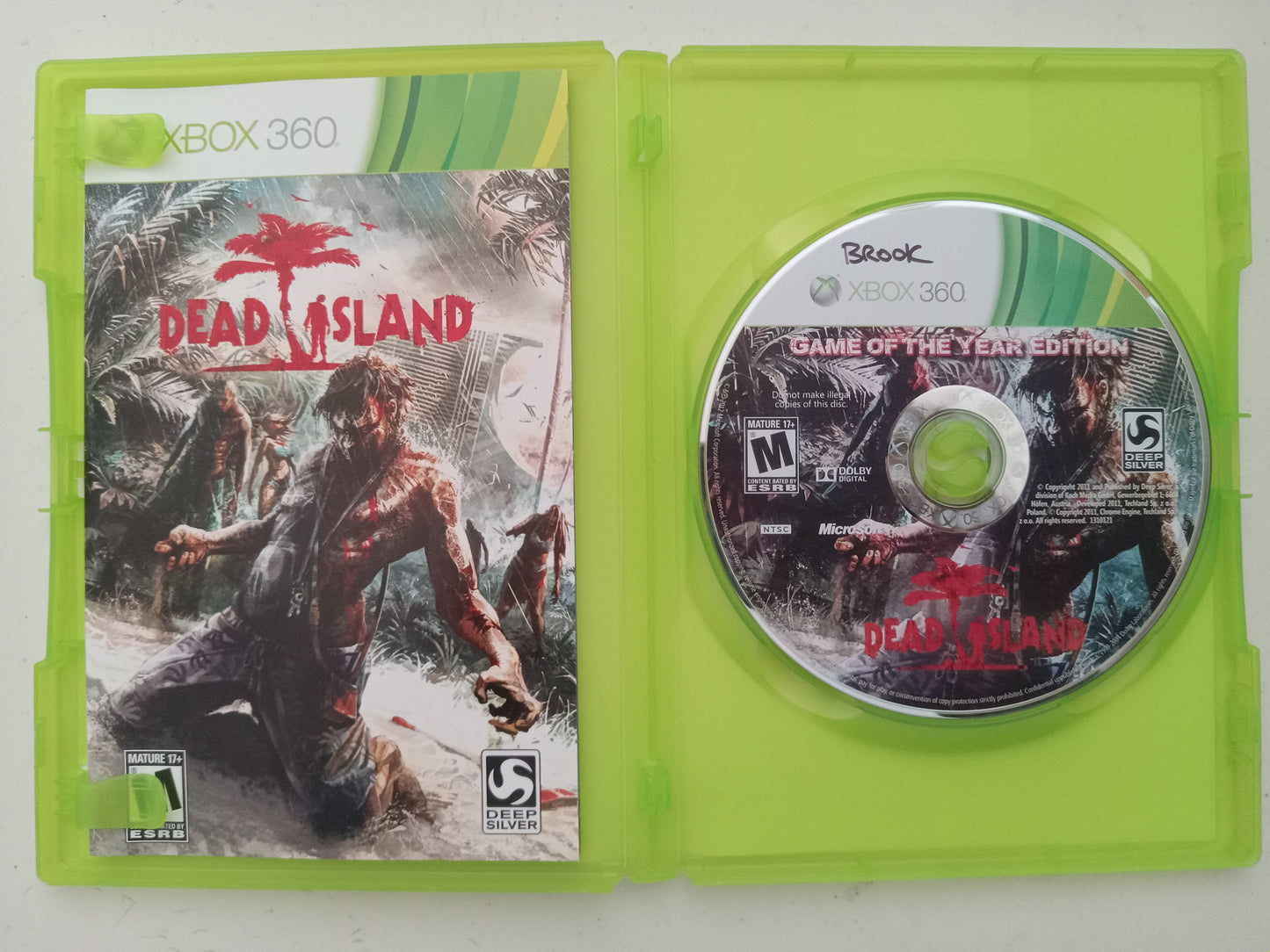 Dead Island, Game of the Year Edition, Xbox 360 Video Game, Rated M, USED