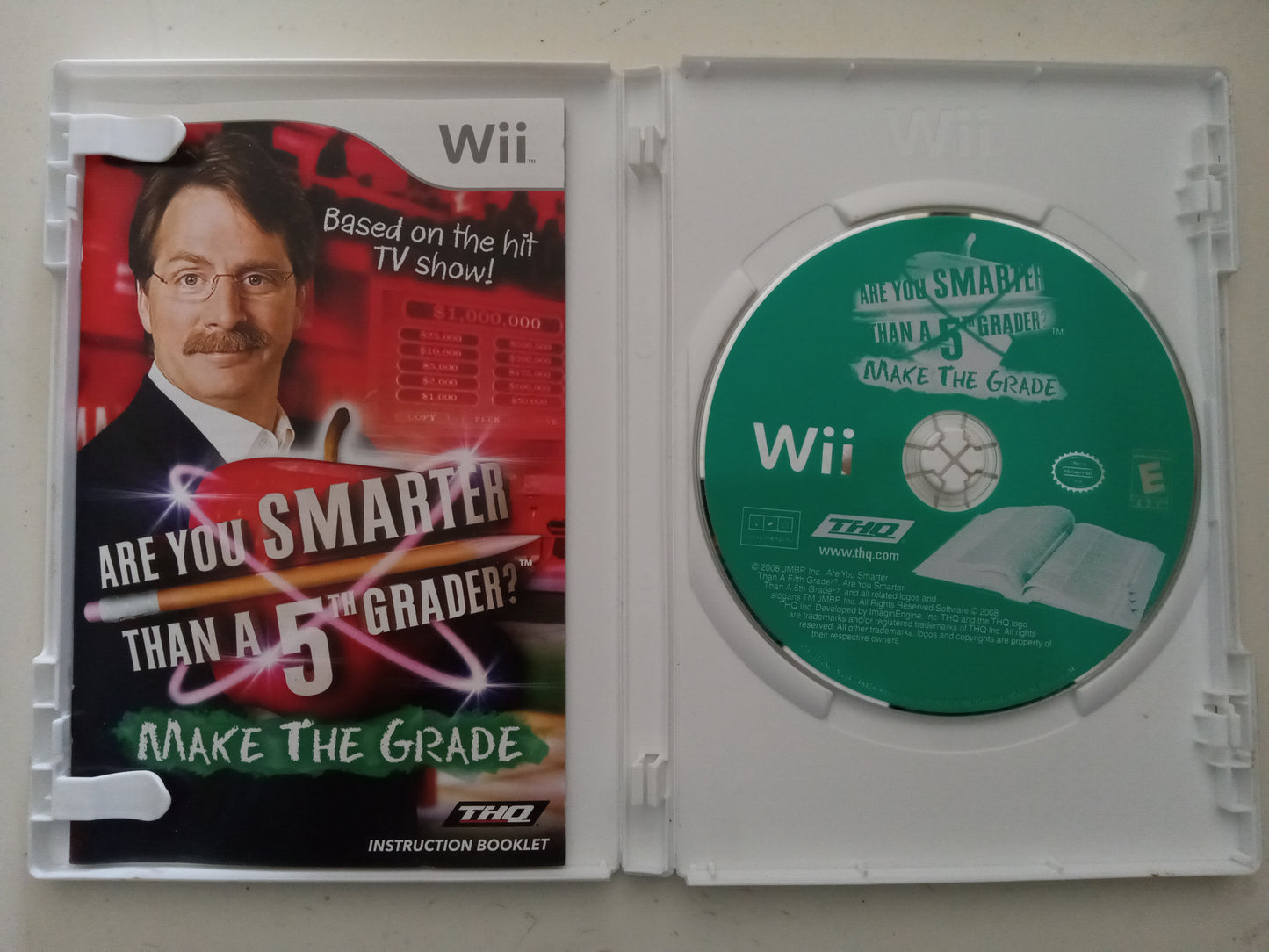 Are You Smarter Than a 5th Grader? Make the Grade, Wii Video Game, Rated E, USED