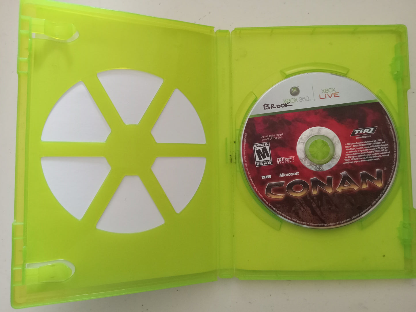 Conan, Xbox 360 Video Game, Rated M, USED