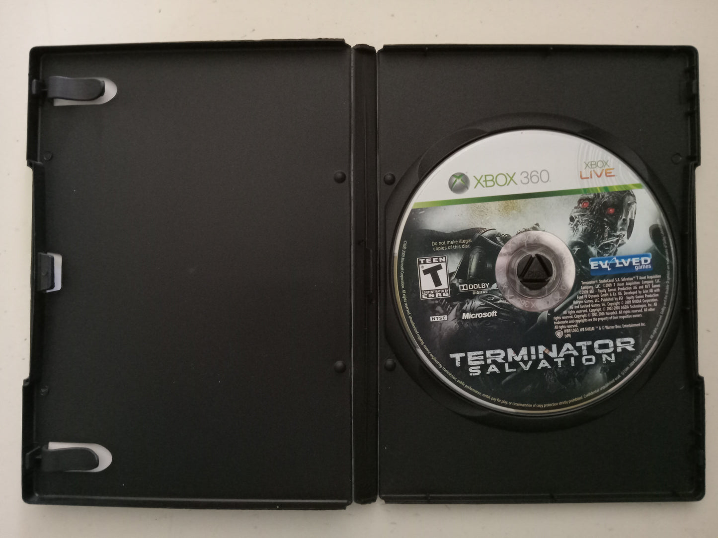 Terminator Salvation, Xbox 360 Video Game, Rated T, USED