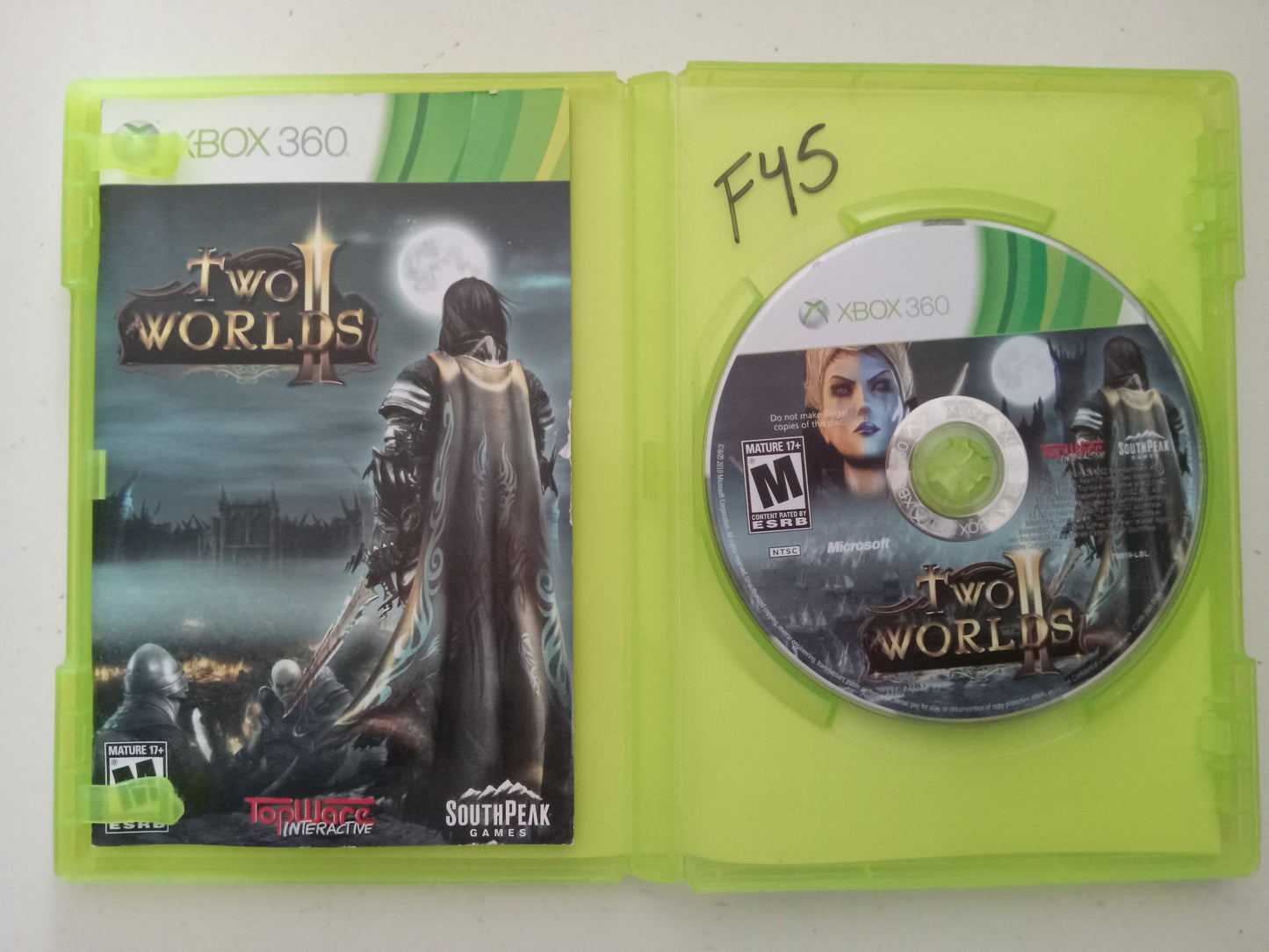 Two Worlds II 2, Xbox 360 Video Game, Rated M, USED