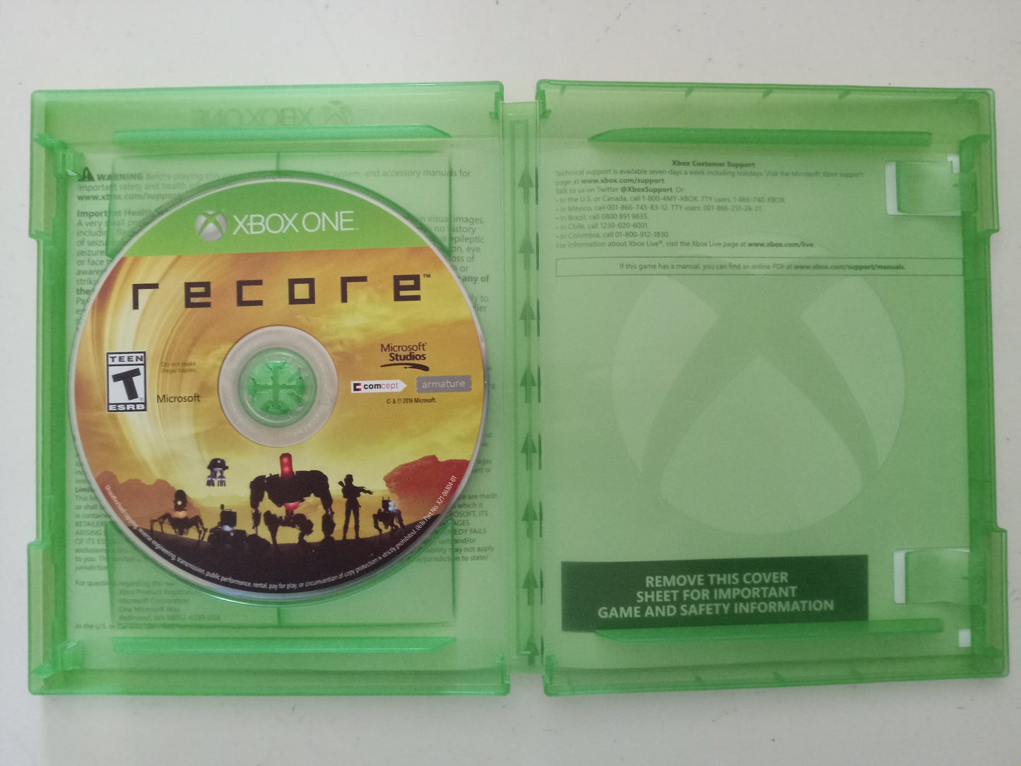 Recore, Xbox One Video Game, Rated T, USED