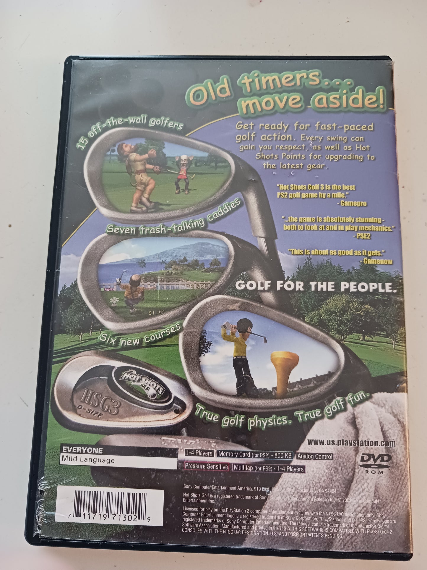 Hot Shots Golf 3, Greatest Hits, Playstation 2, PS2 Video Game, Rated E, USED