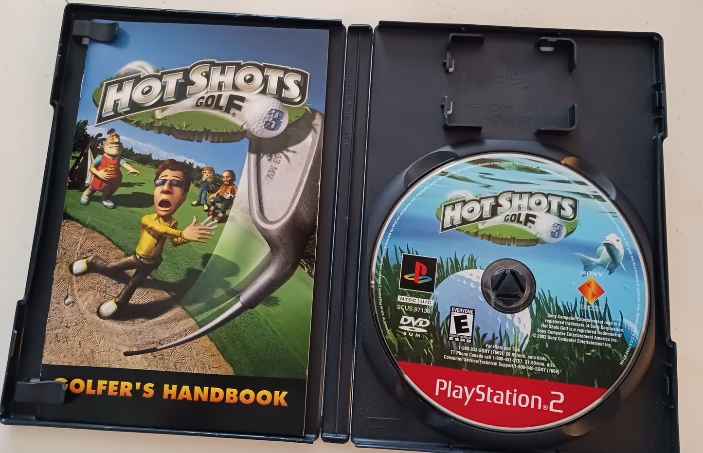 Hot Shots Golf 3, Greatest Hits, Playstation 2, PS2 Video Game, Rated E, USED