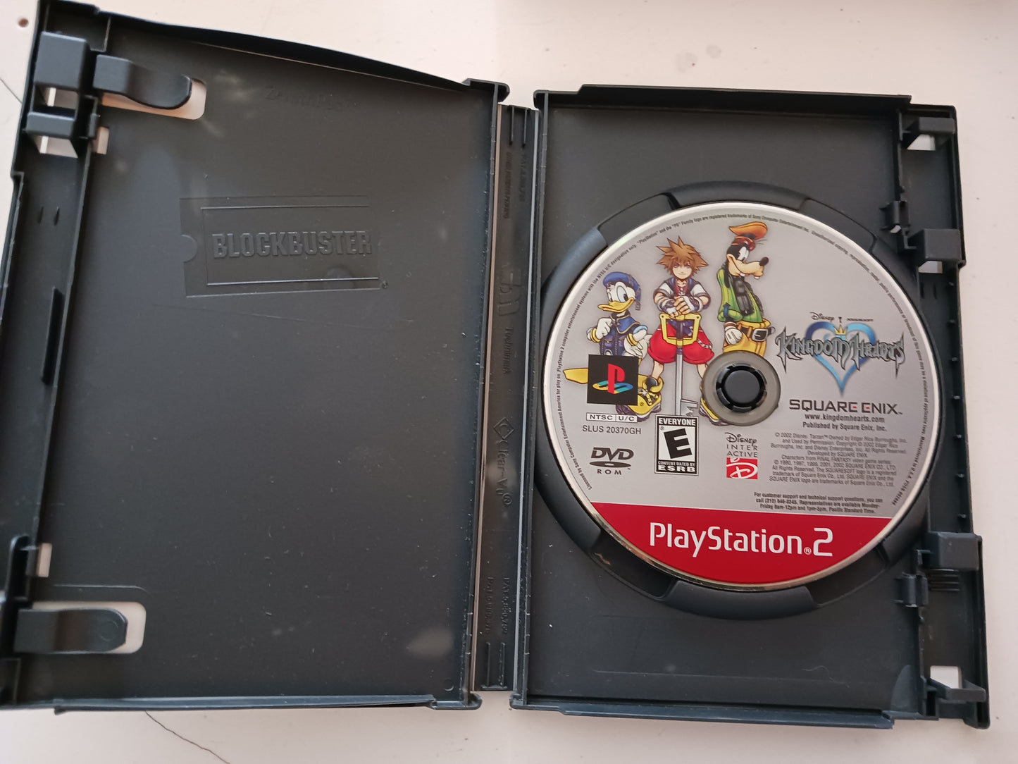 Kingdom Hearts, Greatest Hits, Playstation 2 PS2 Video Game, Rated E, USED