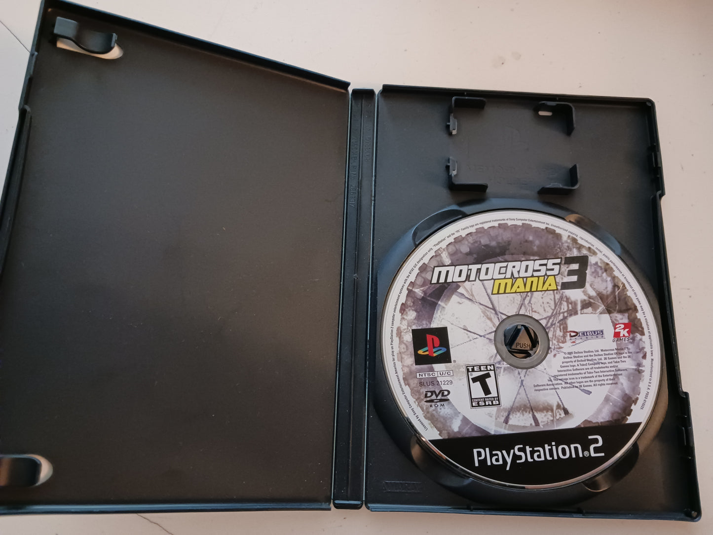 Moto Cross Mania 3, Playstation 2 PS2 Video Game, Rated T, USED