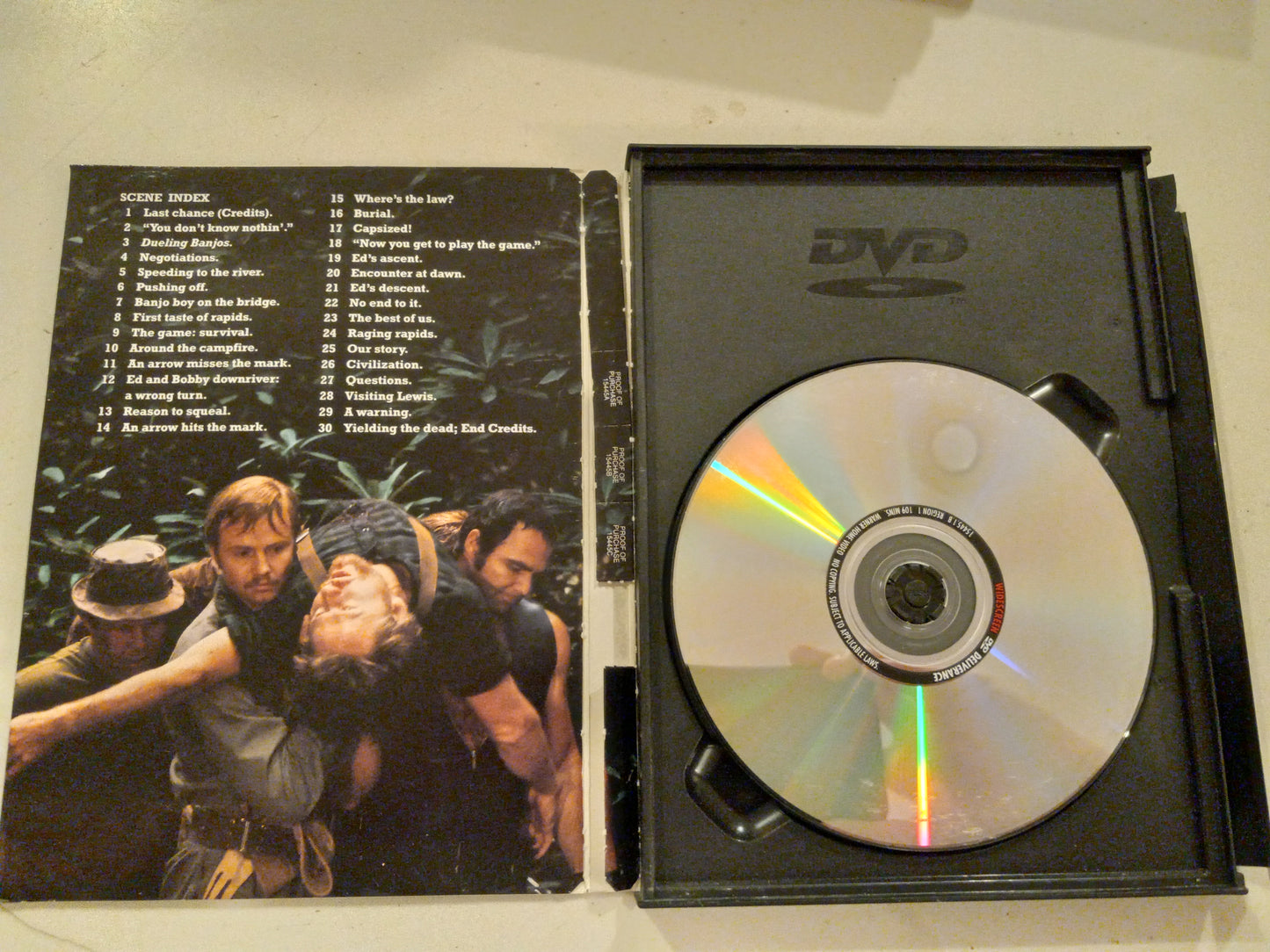 Deliverance, DVD Movie, Widescreen, Rated R, USED