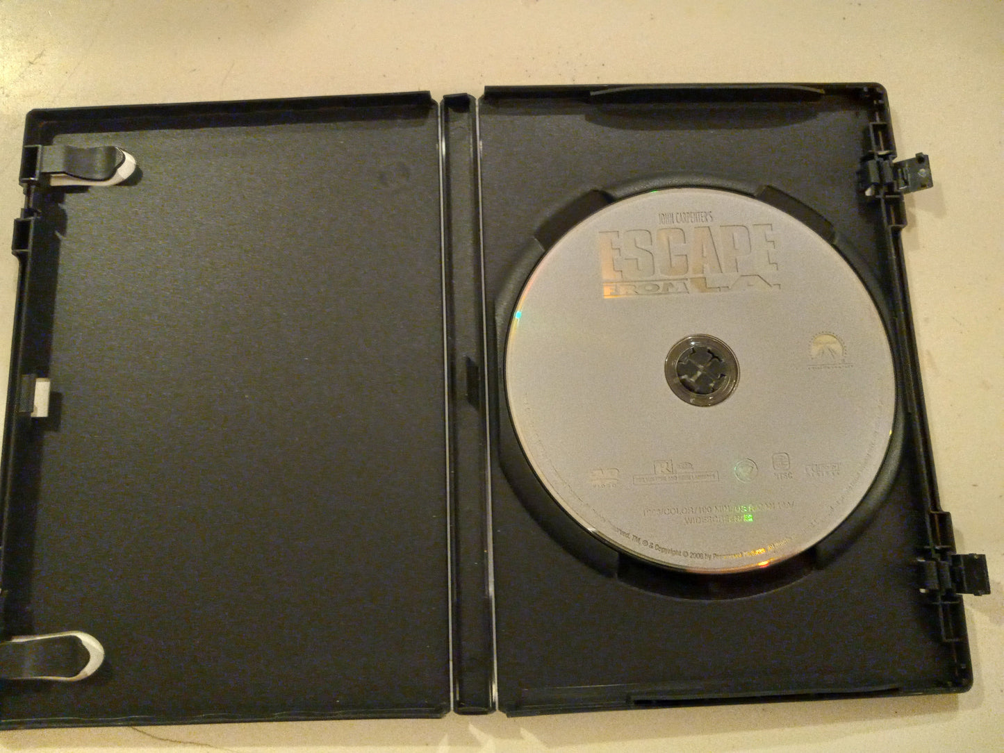 Escape From L.A., DVD Movie, Widescreen, Rated R, USED