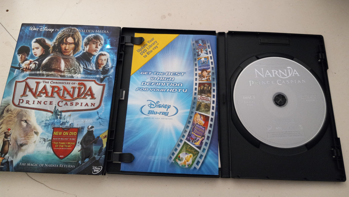 The Chronicles Of Narnia Prince Caspian, DVD Movie, Rated PG, Widescreen, USED