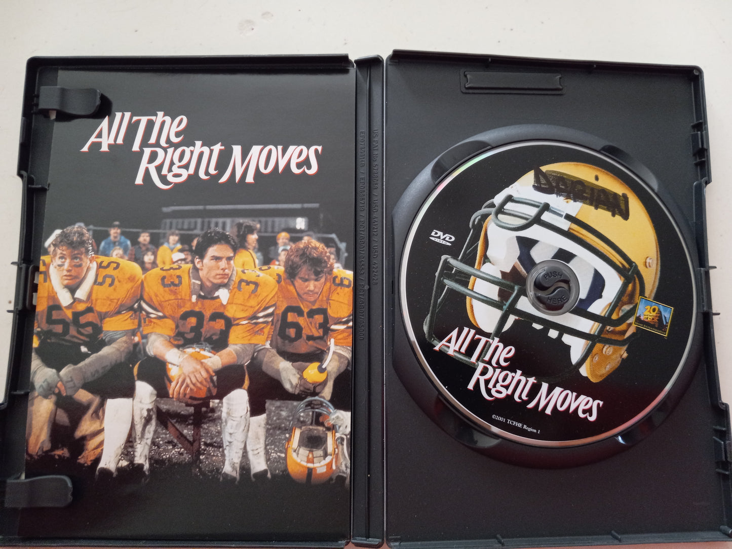 All The Right Moves, DVD Movie, Widescreen, Rated R, USED