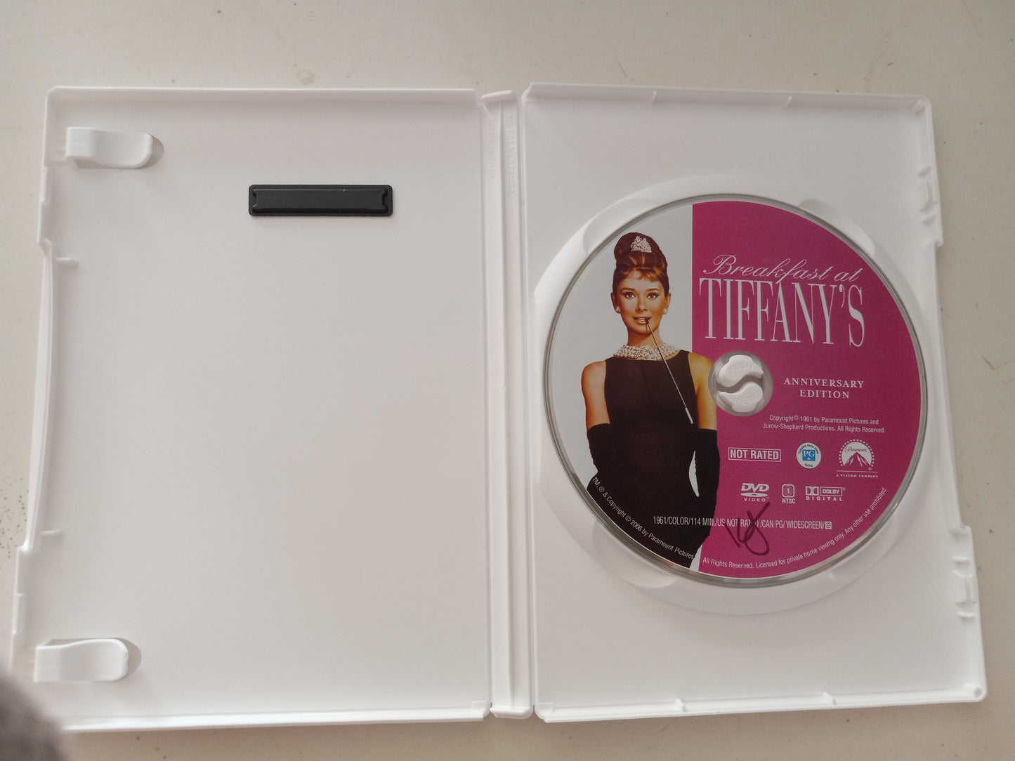 Breakfast At Tiffany's, 1961 Color, DVD Movie, Widescreen, Not Rated, USED