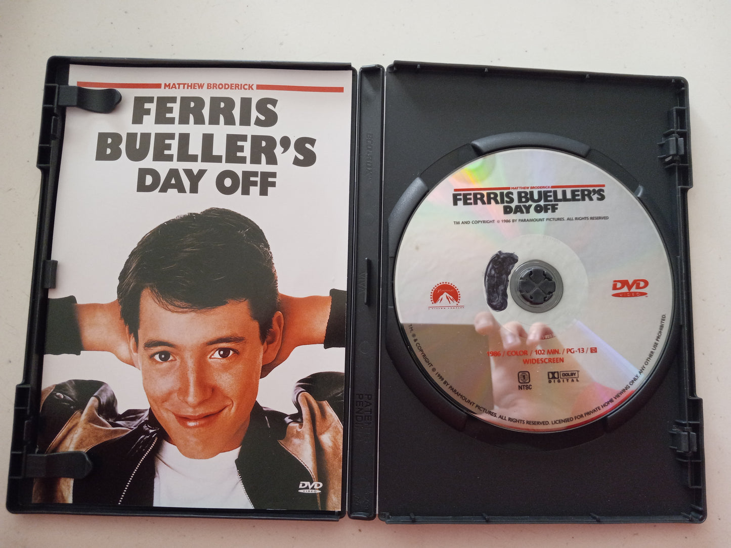 Ferris Bueller's Day Off, DVD Movie, Widescreen, Rated PG-13, USED