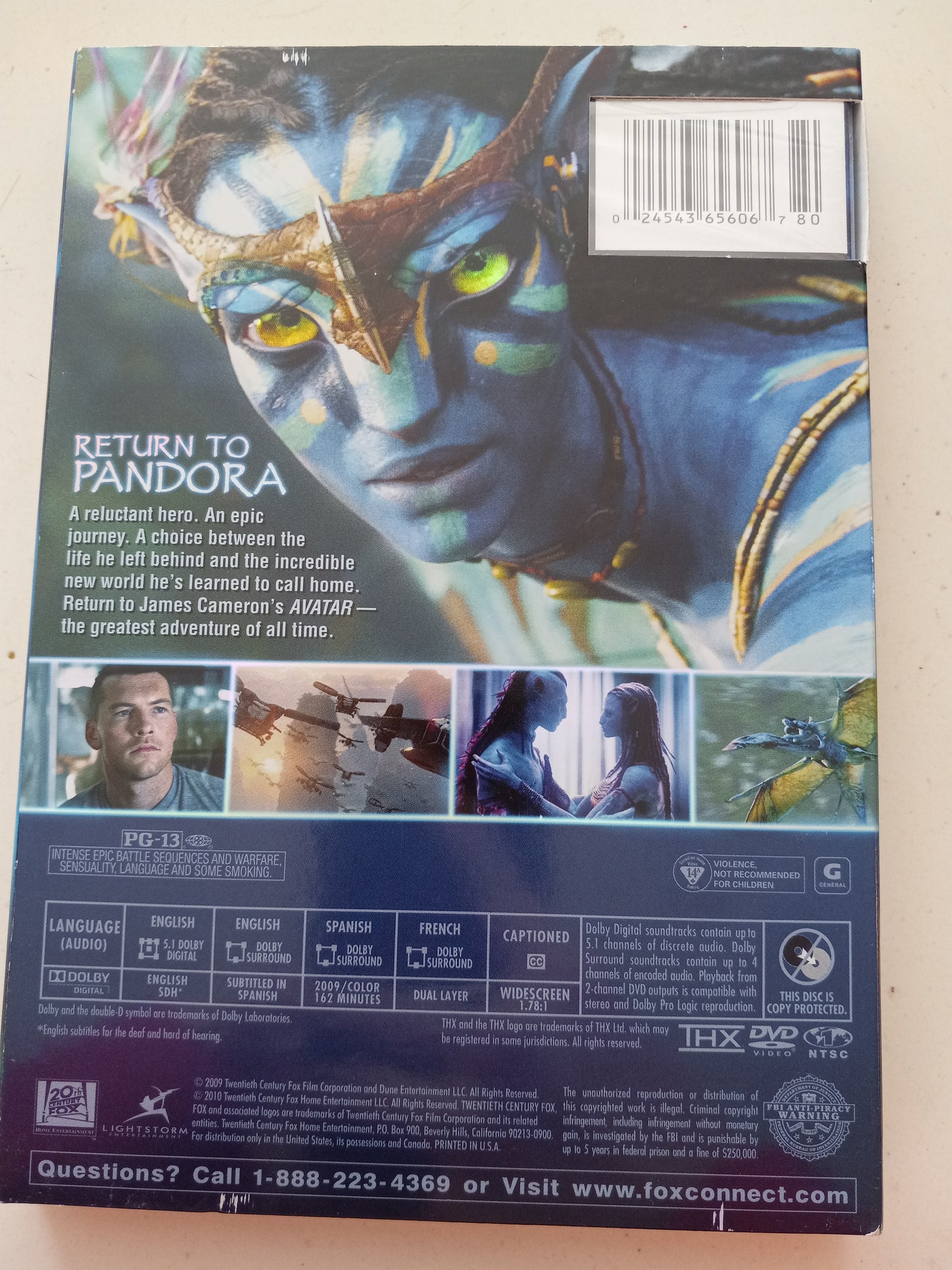 Avatar, DVD Movie, Widescreen, Rated PG-13, NEW