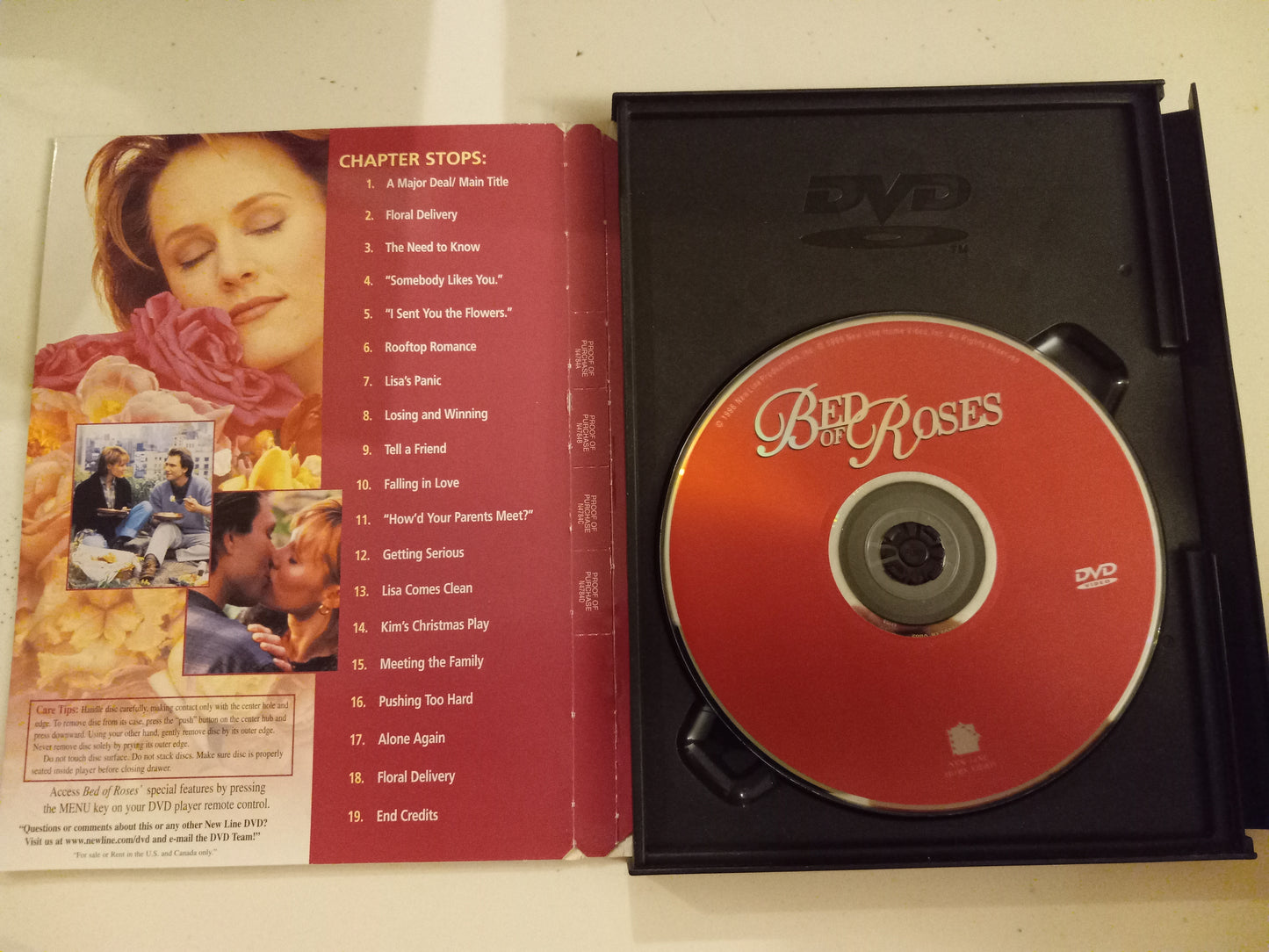 Bed Of Roses, DVD Movie, Widescreen, Rated PG, USED