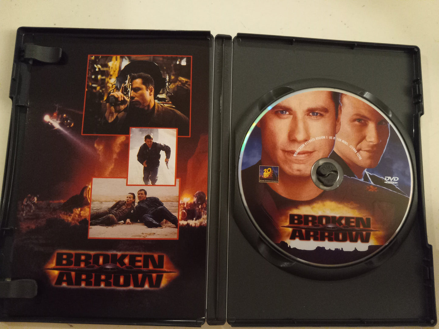 Broken Arrow, DVD Movie, Widescreen, Rated R, USED
