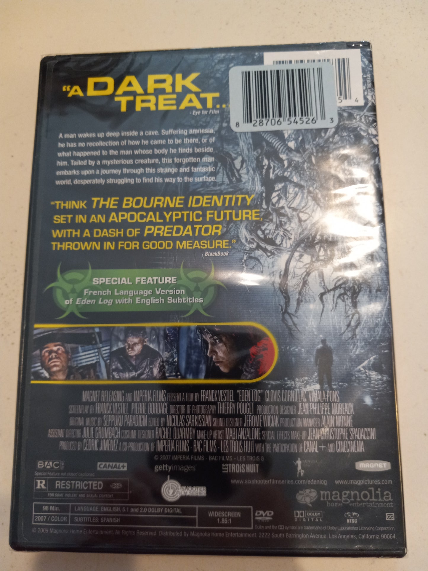 Eden Log Escape From Darkness, DVD Movie, Widescreen, Rated R, NEW