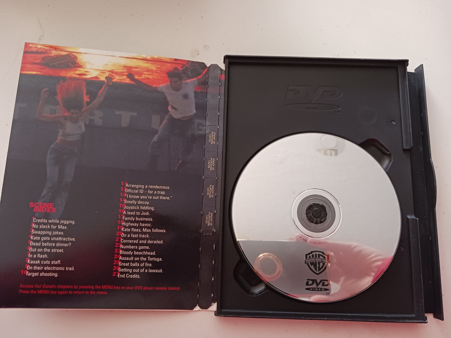 Fair Game, DVD Movie, Cindy Crawford Fullscreen, Rated R, USED