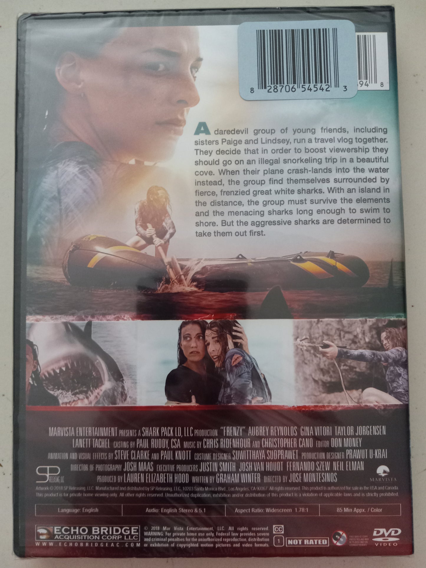 Frenzy, DVD Movie, Aubrey Reynolds Widescreen, Not Rated, NEW