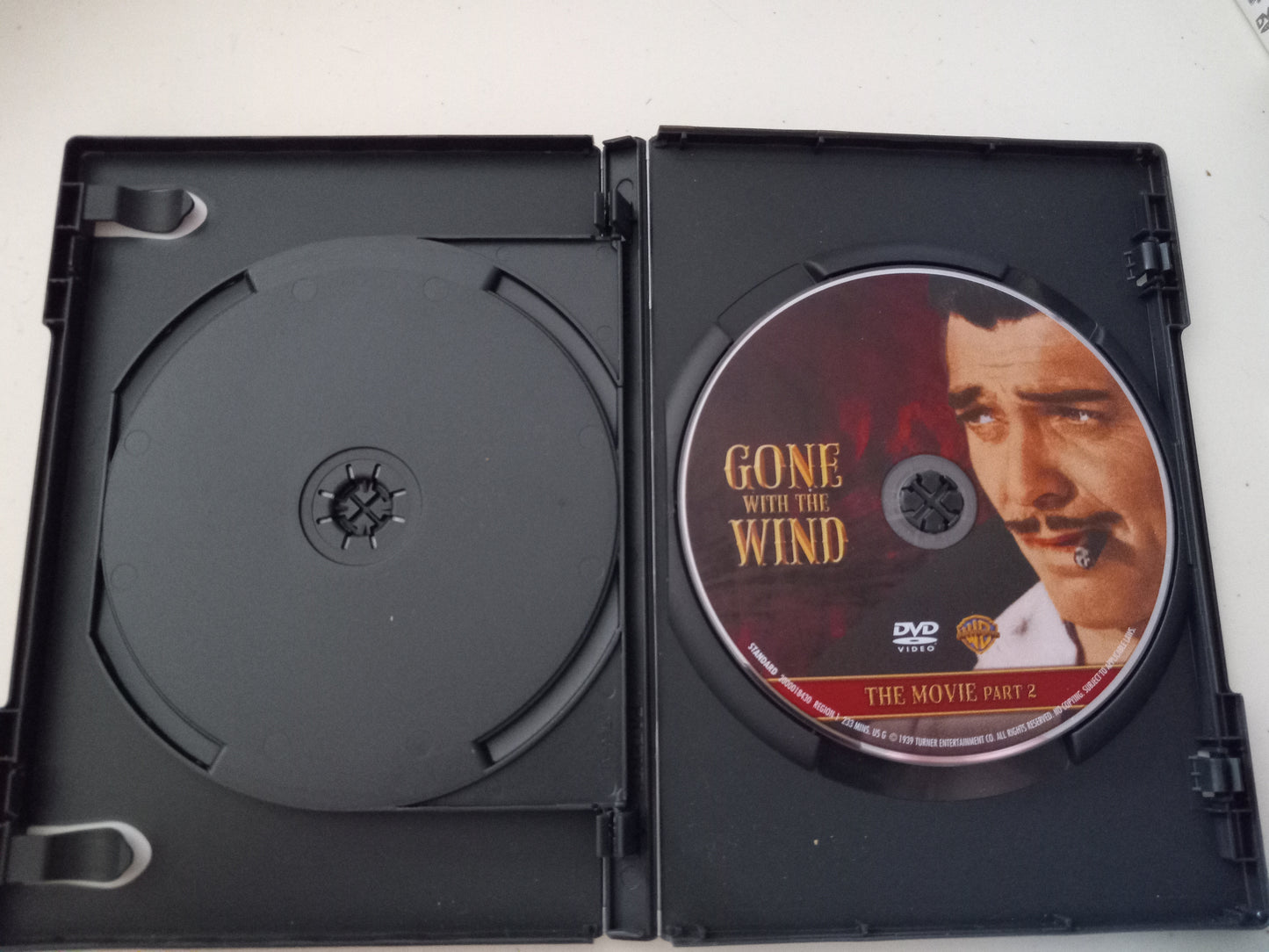 Gone With The Wind, 2 Discs, DVD Movie, 70th Anniversary Ed. Rated G, Standard, USED