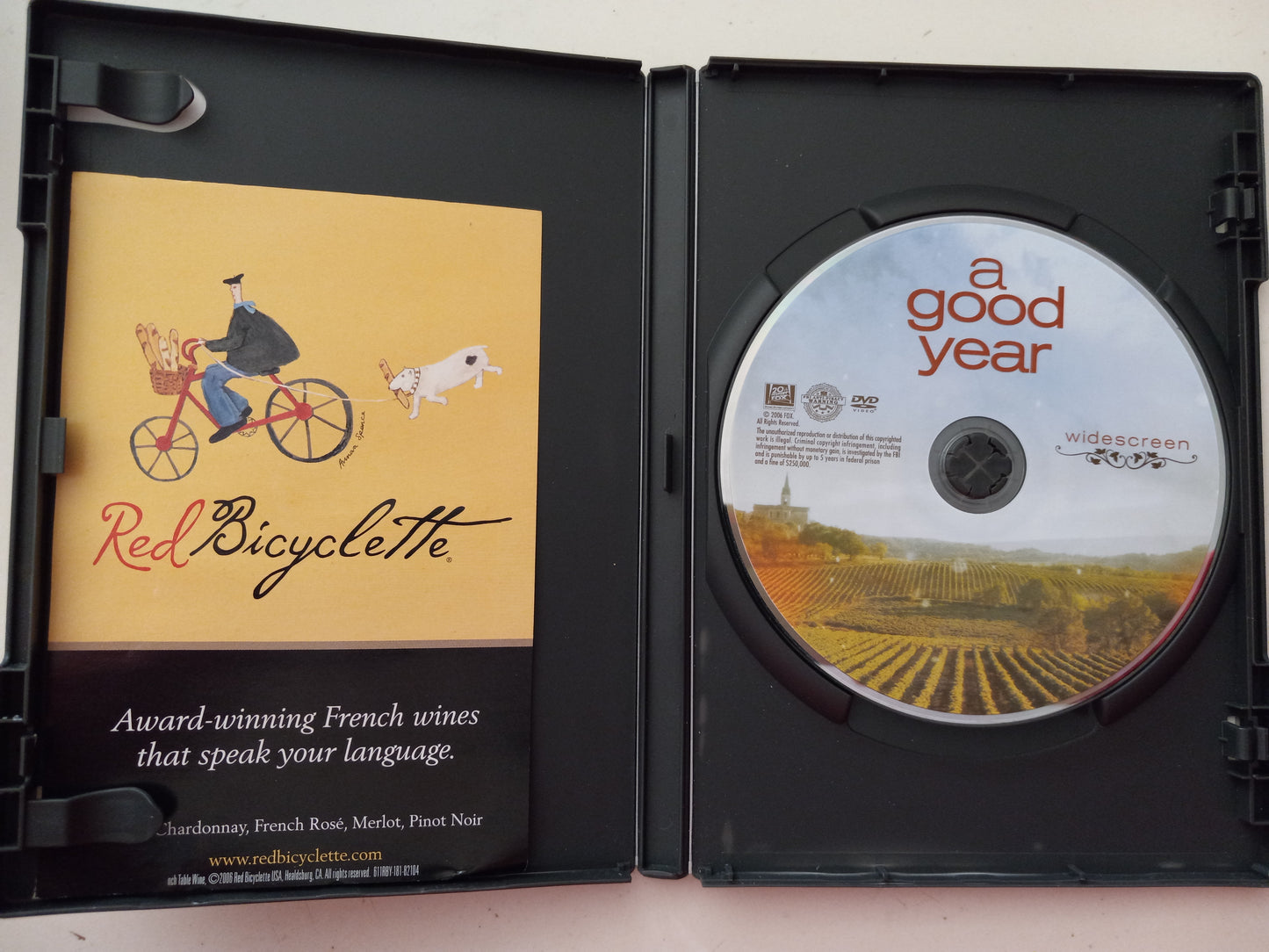 A Good Year, DVD Movie, Russell Crowe Widescreen, Rated PG-13, USED