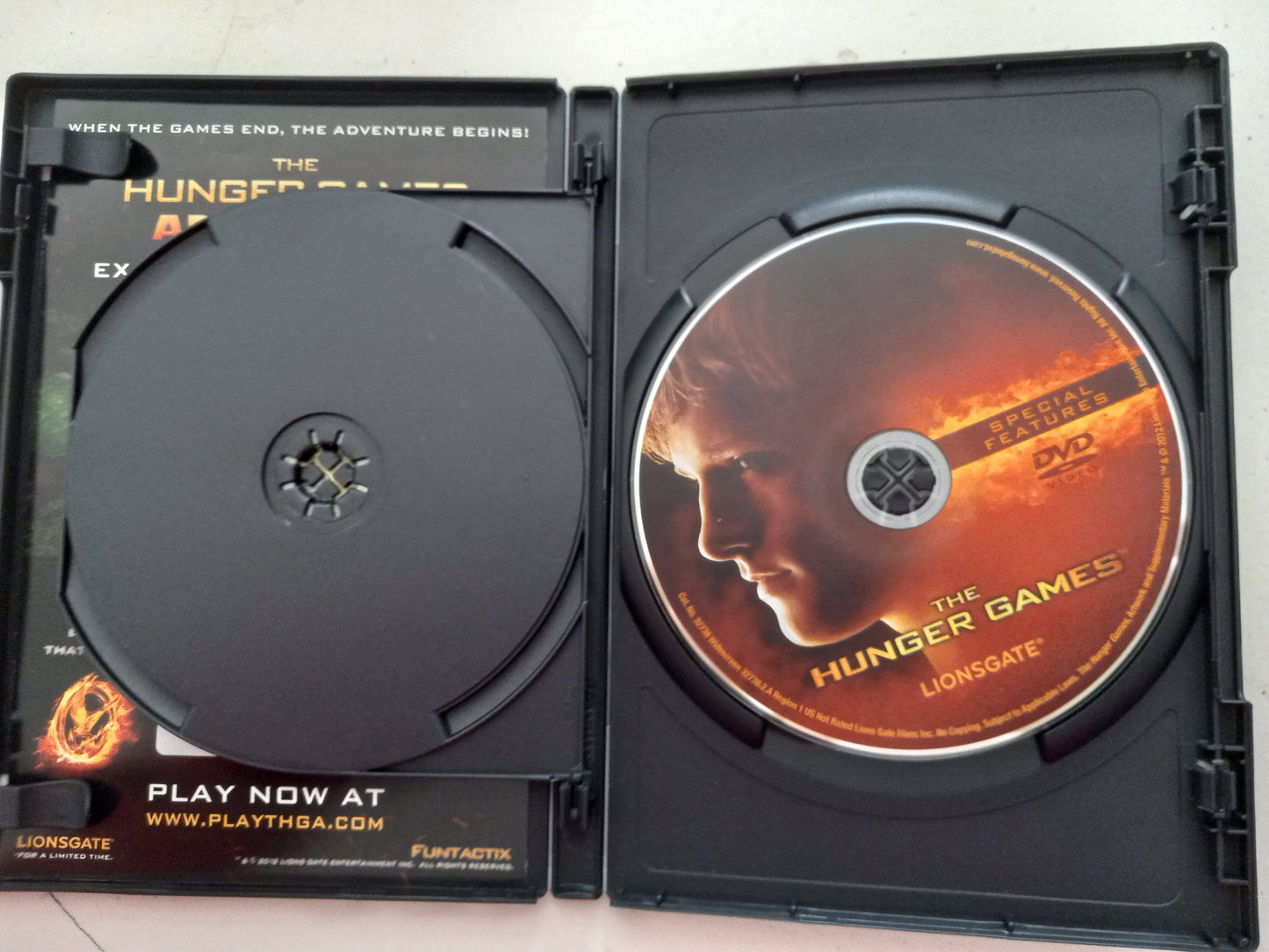 The Hunger Games, 2 Discs, DVD Movie, Jennifer Lawrence Widescreen, Rated PG-13, NEW
