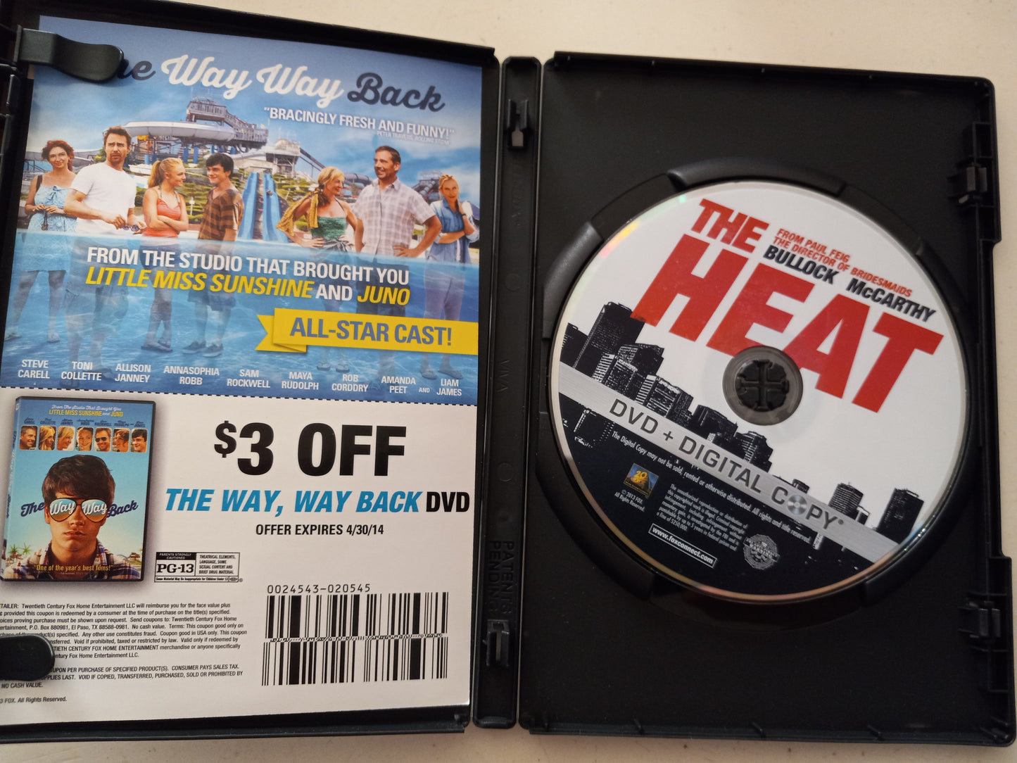 The Heat, DVD Movie, Widescreen, Rated R, USED