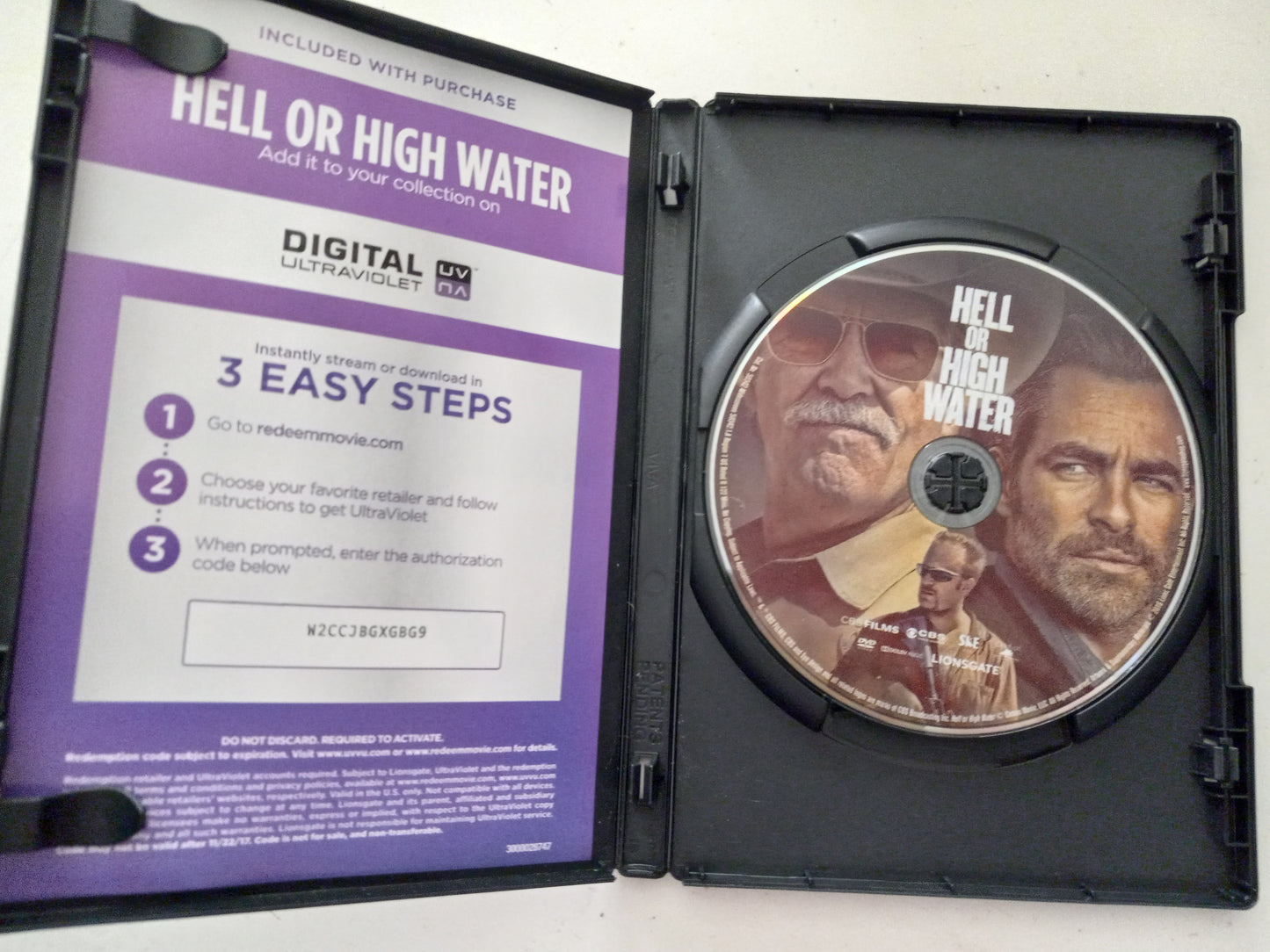 Hell Or High Water, DVD Movie, Widescreen, Rated R, USED