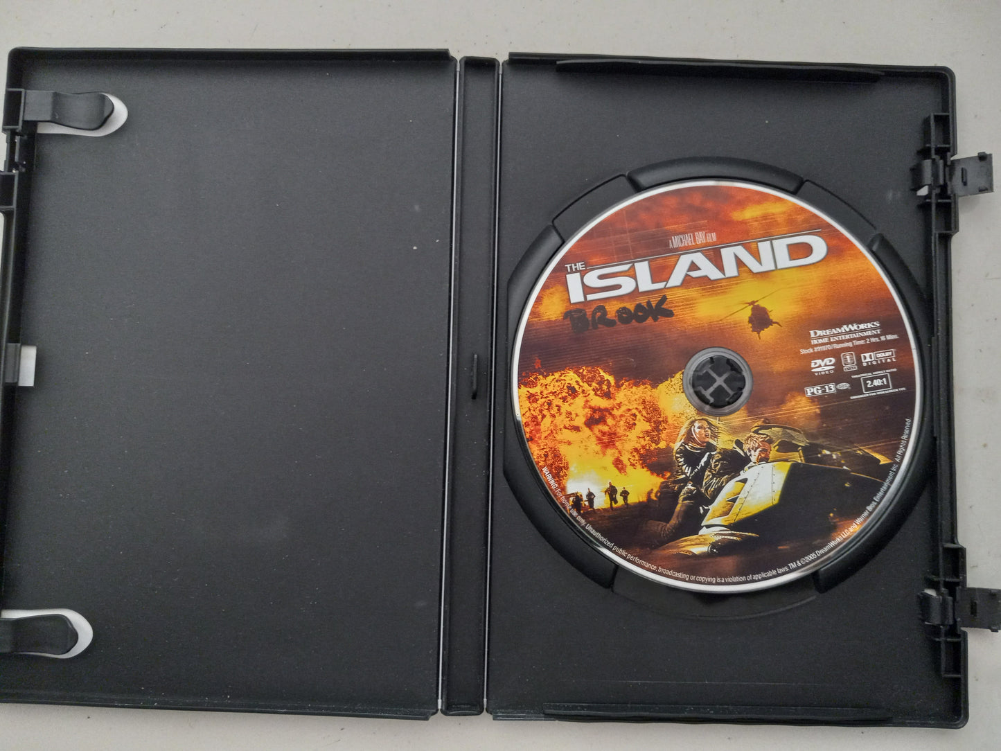 The Island, DVD Movie, Ewan McGregor Widescreen, Rated PG-13, USED