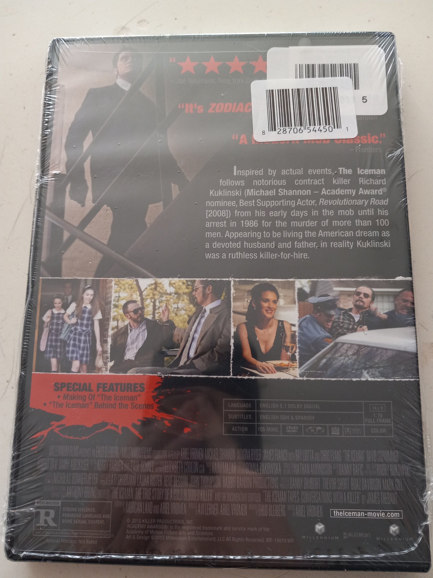 The Iceman, DVD Movie, Fullscreen, Rated R, NEW