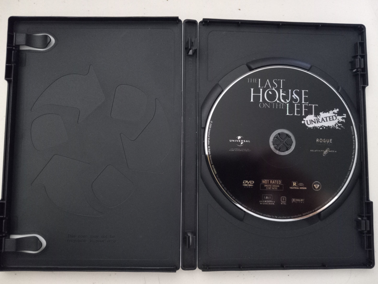 The Last House On The Left, DVD Movie, Tony Goldwin Widescreen, Not Rated, USED