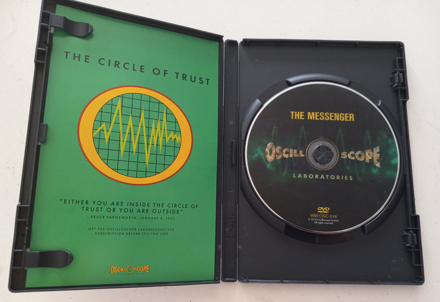 The Messenger, DVD Movie Widescreen, Rated R, USED