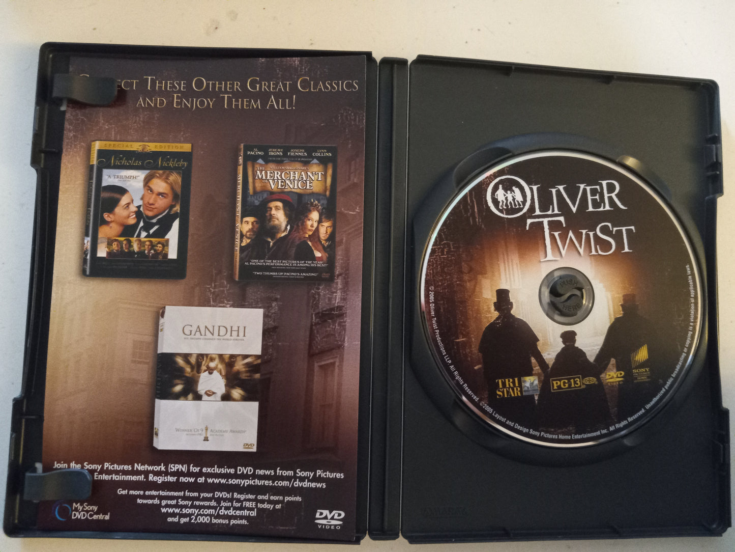 Oliver Twist, DVD Movie, Barney Clark Widescreen, Rated PG-13, NEW/USED