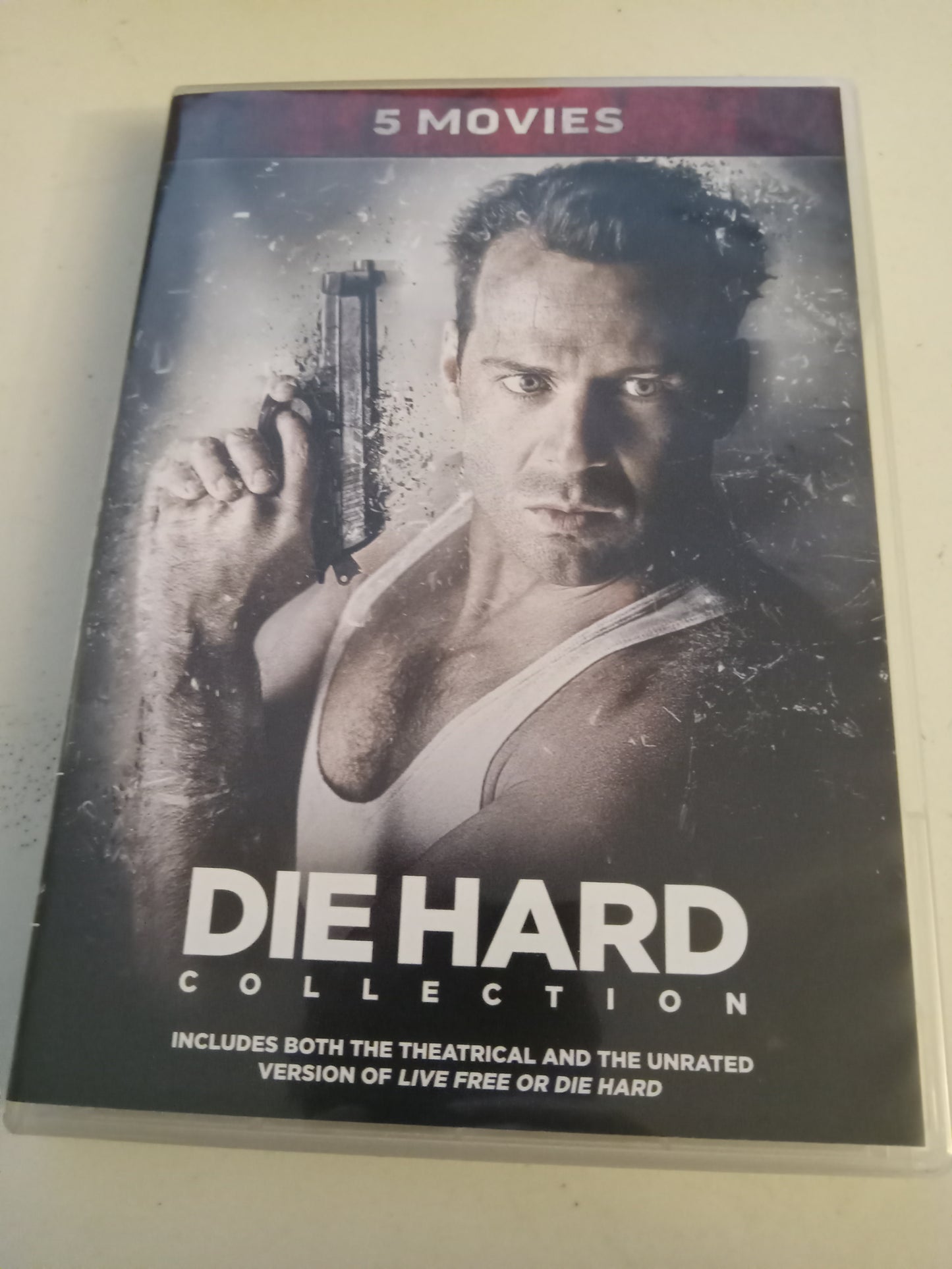 Die Hard 5 Movie Collection, Die Harder, With A Vengeance, Live Free or, A Good Day To, DVD Movies, Rated R, Widescreen, USED