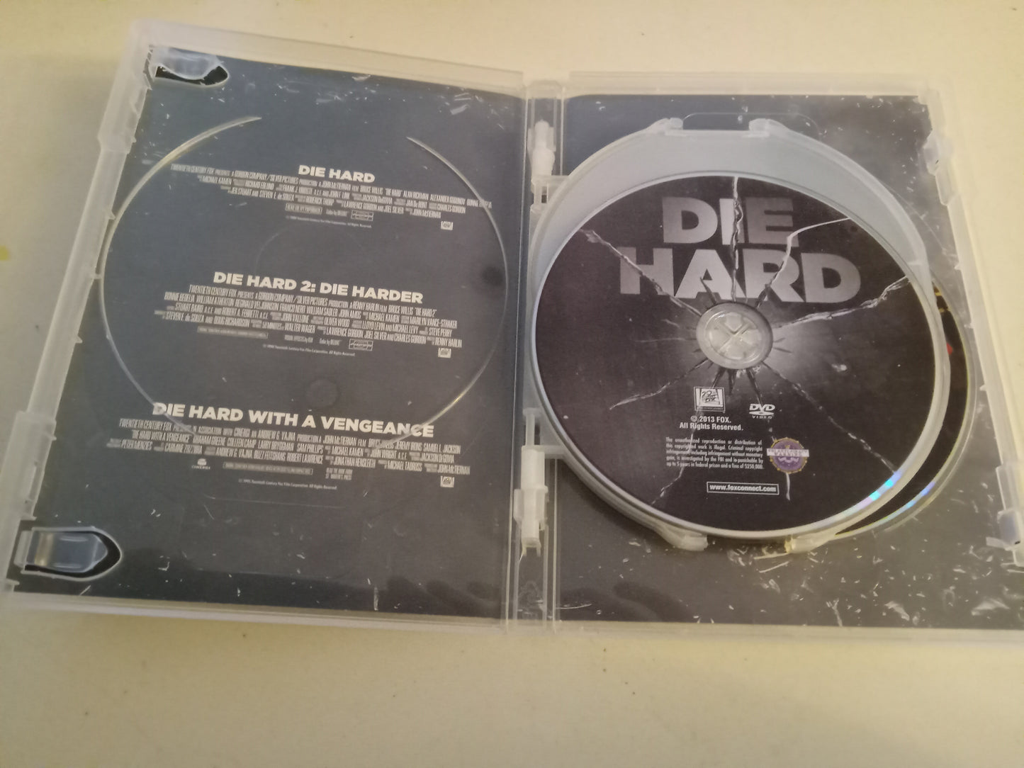 Die Hard 5 Movie Collection, Die Harder, With A Vengeance, Live Free or, A Good Day To, DVD Movies, Rated R, Widescreen, USED