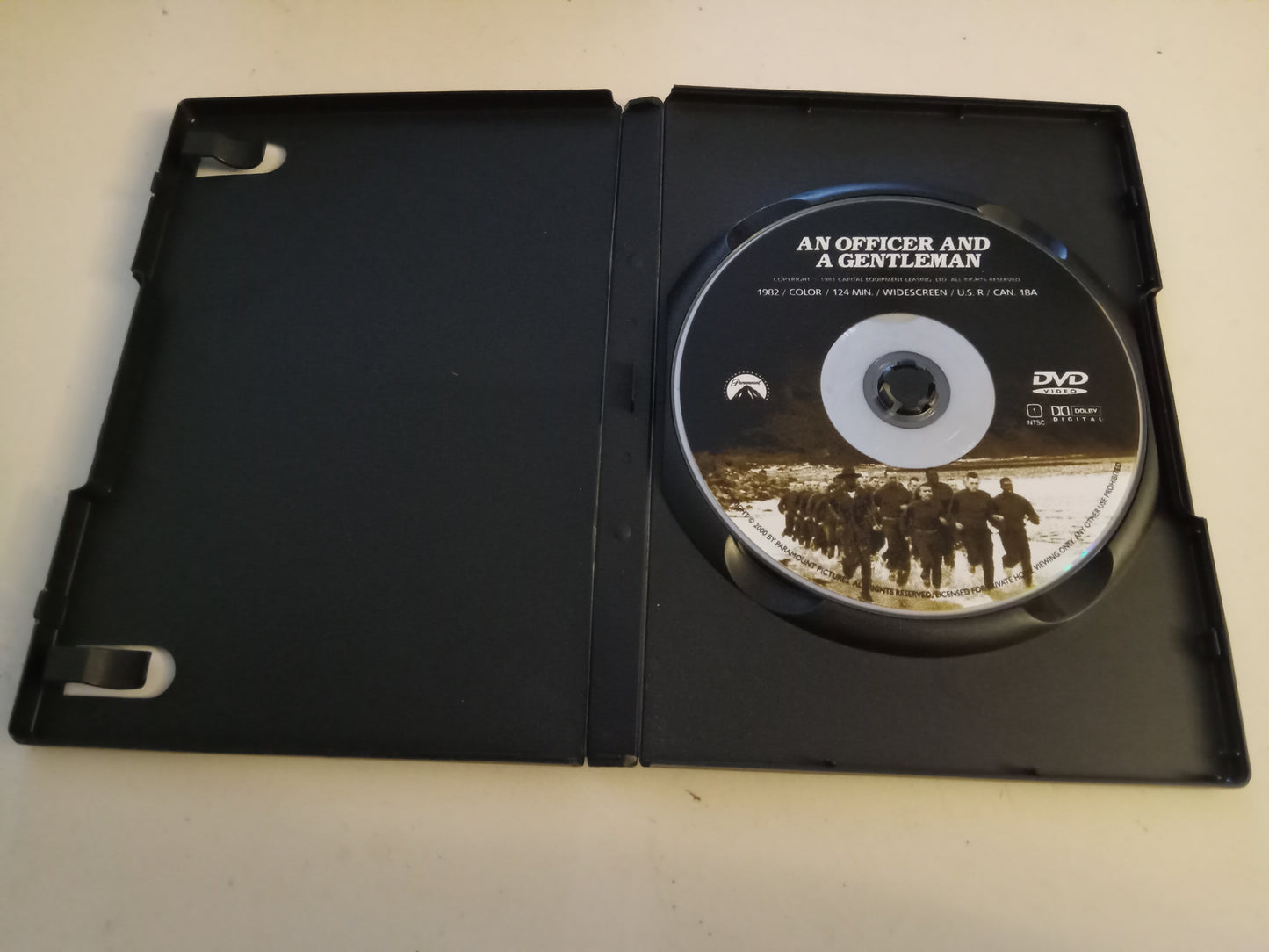 An Officer And A Gentleman, DVD Movie, Richard Gere Widescreen, Rated R, USED