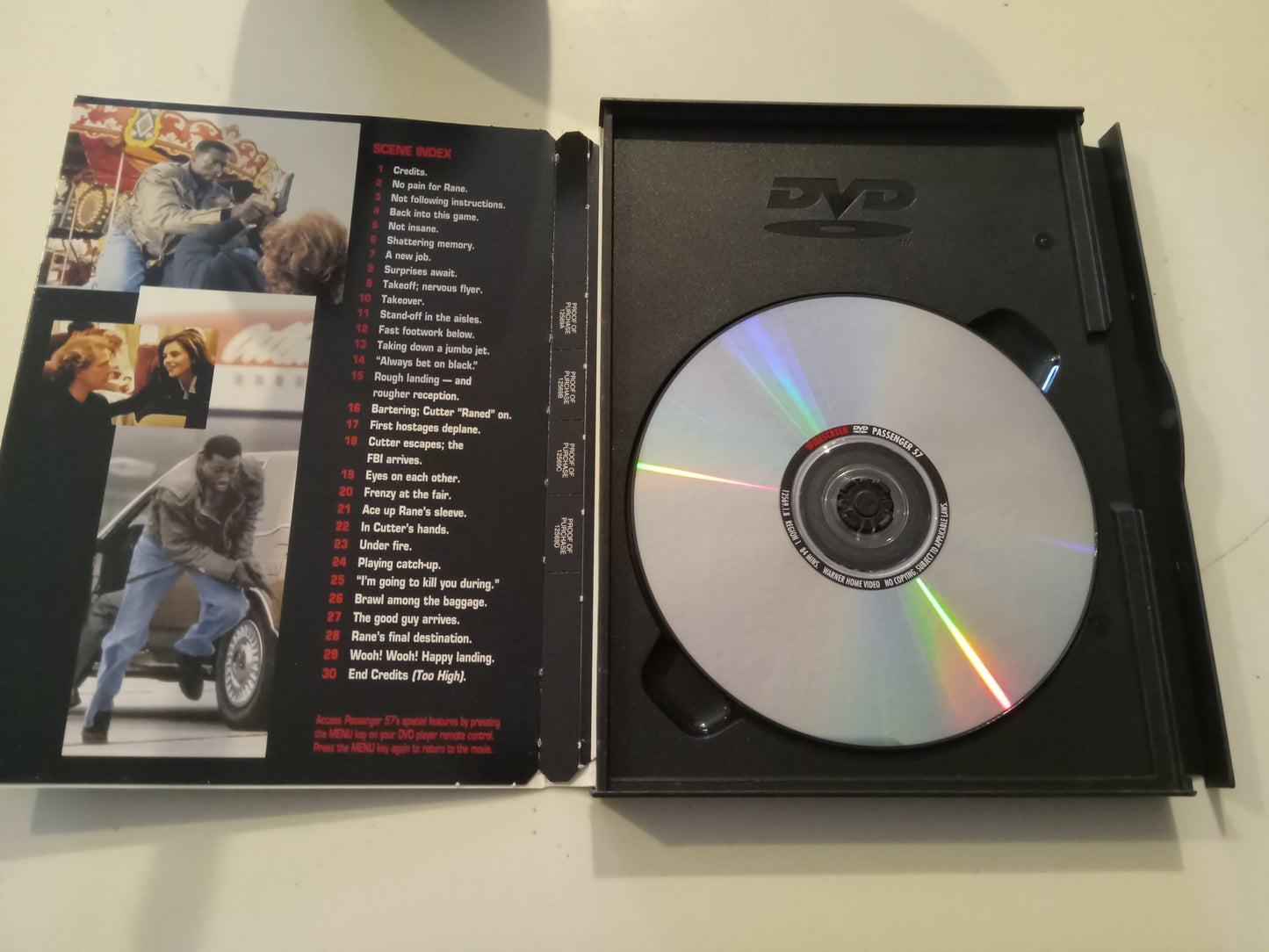 Passenger 57, DVD Movie Widescreen, Rated R, USED