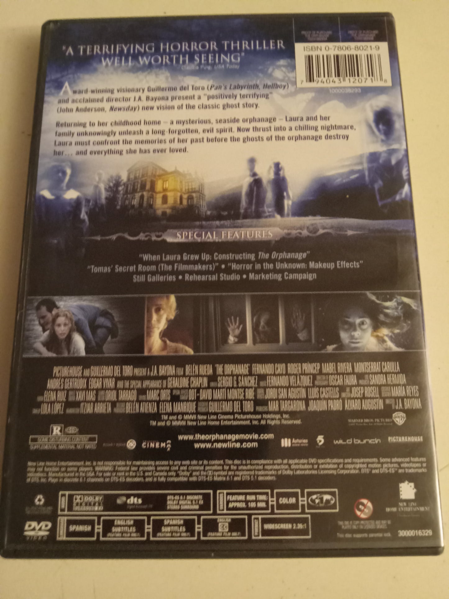 The Orphanage, DVD Movie, Rated R, Widescreen, USED