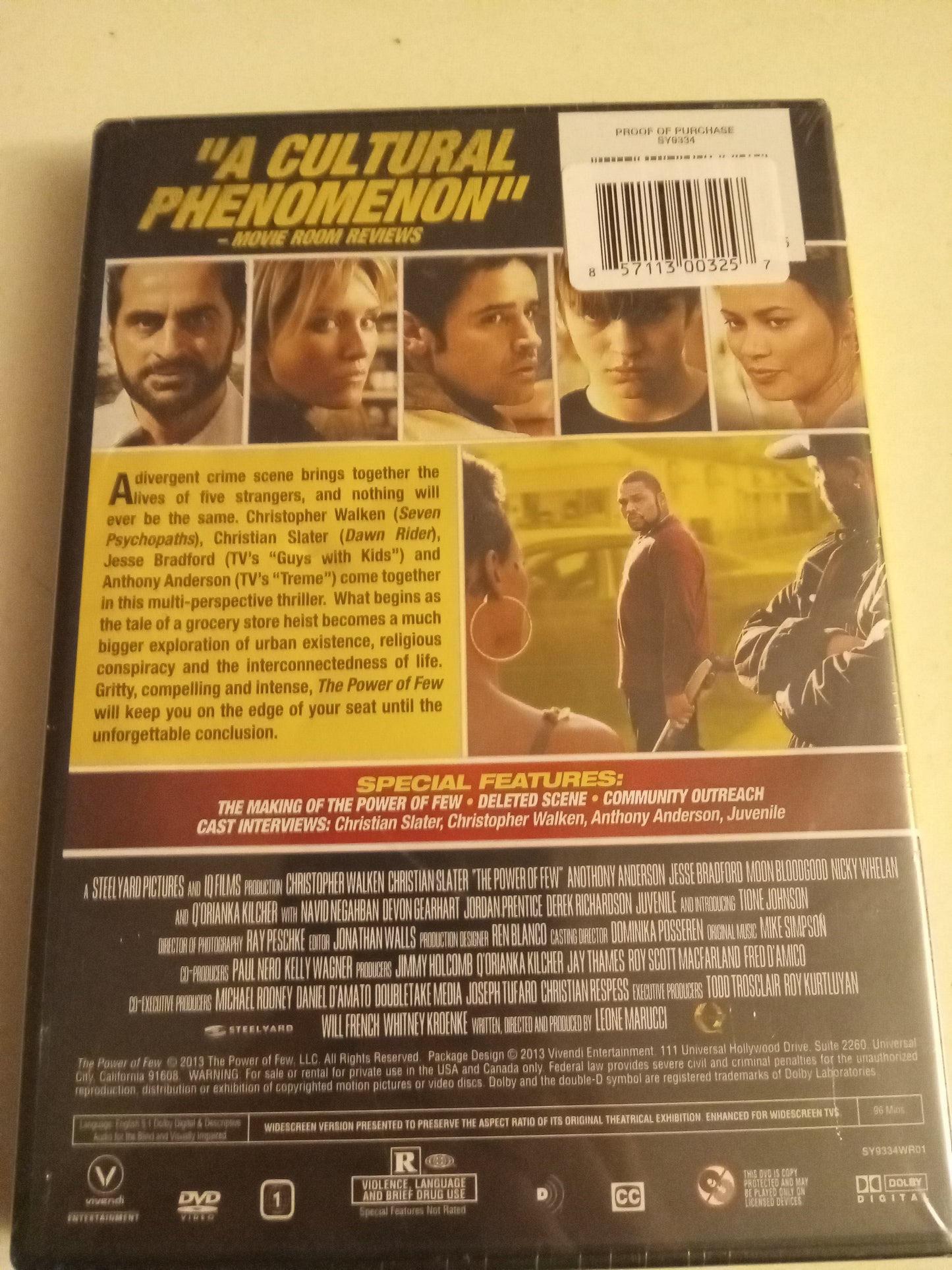 The Power Of Few, DVD Movie, Rated R, Widescreen, NEW