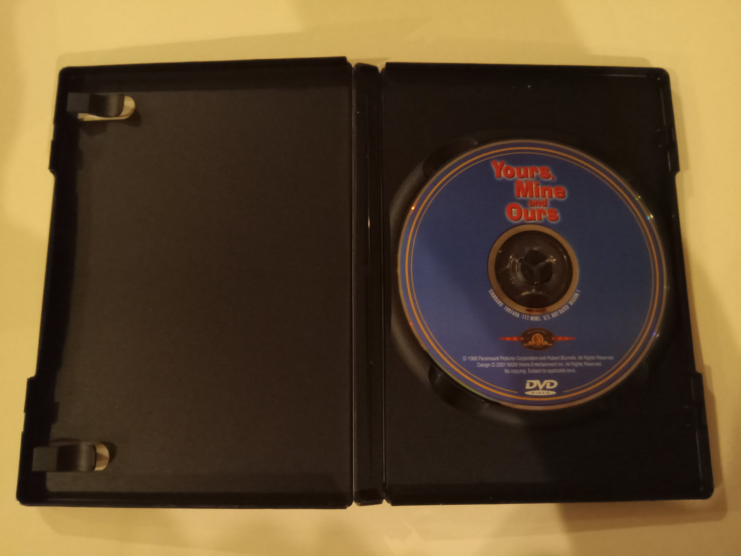 Yours Mine And Ours DVD Movie, Henry Fonda Widescreen, Not Rated, USED