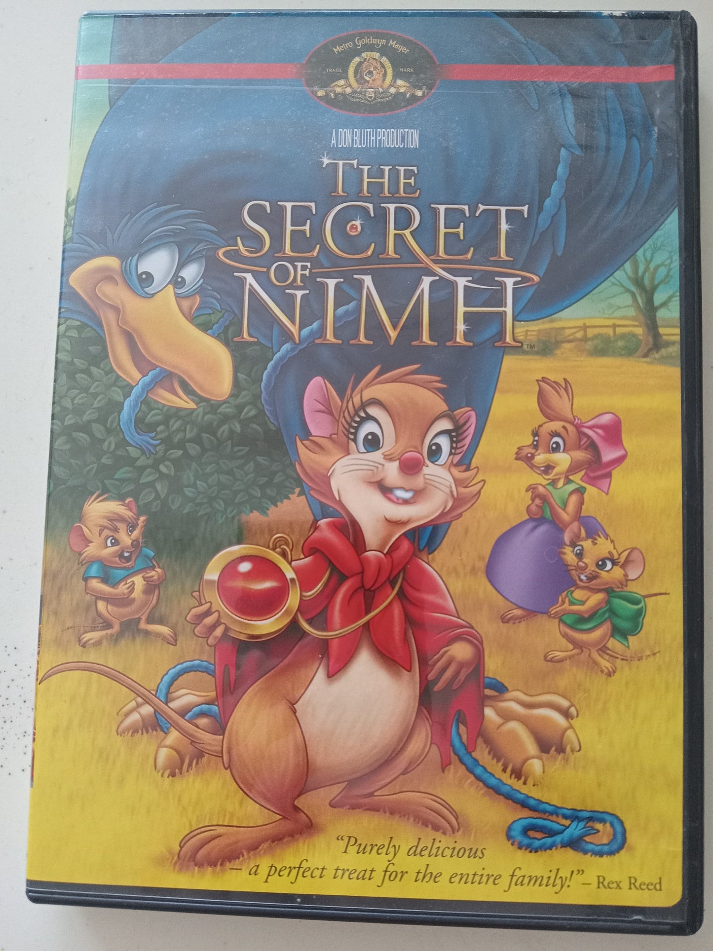 The Secret Of Nimh, Animated DVD Movie, John Carradine Fullscreen, Rated G, USED