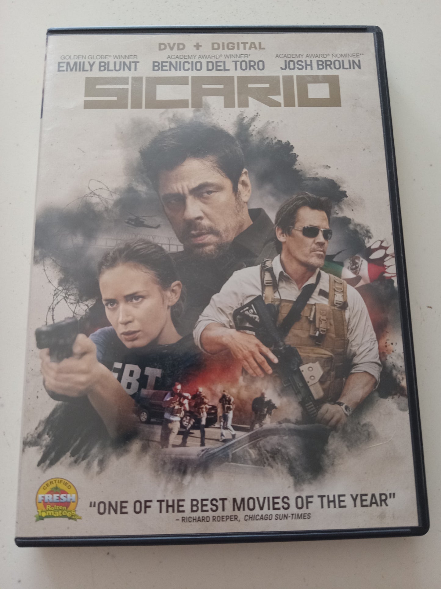 Sicario, DVD Movie, Emily Blunt Widescreen, Rated R, NEW/USED