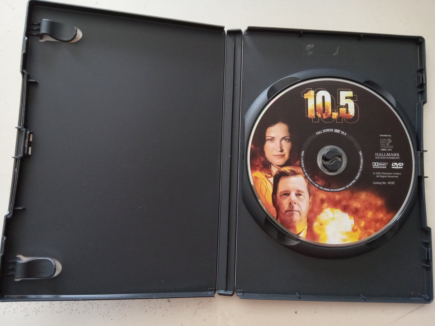 10.5, DVD Movie, Fullscreen, Not Rated, RARE, USED