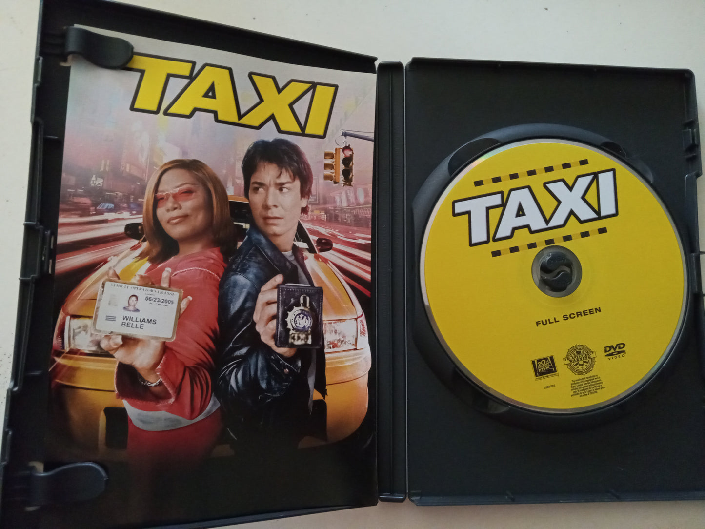 Taxi, DVD Movie, Fullscreen, Rated PG-13, USED