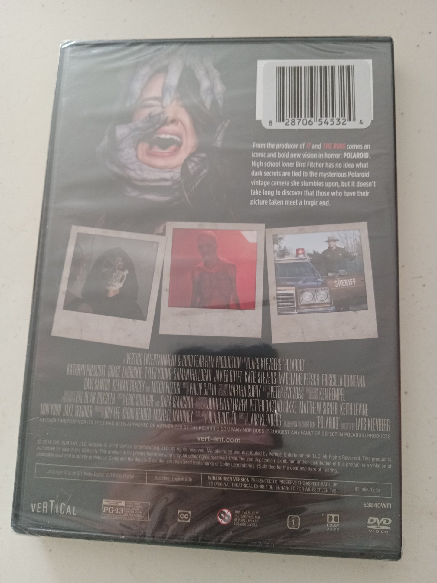 Polaroid, DVD Movie, Widescreen, Rated PG-13, NEW