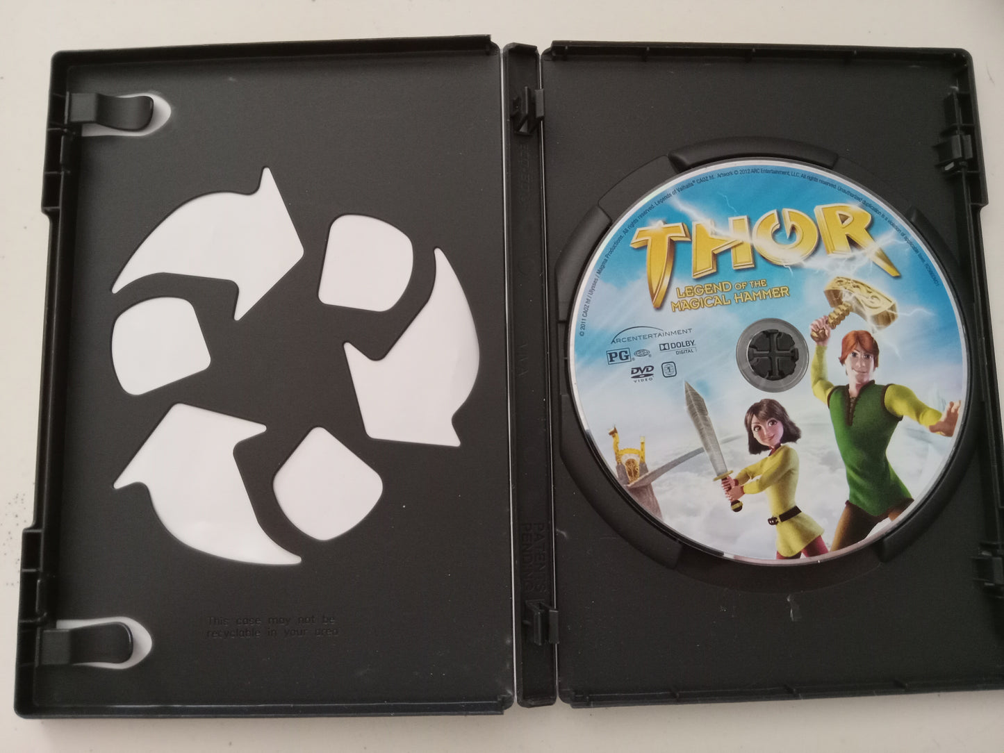 Thor, Legend Of the Magical Hammer, DVD Movie, Widescreen, Rated PG, USED