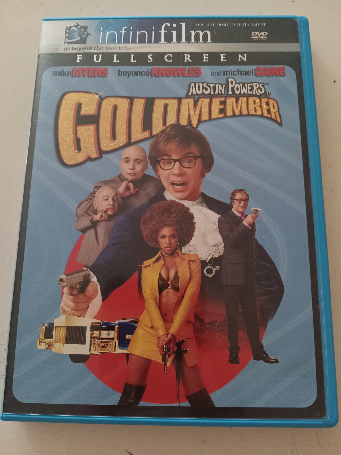 Austin Powers in Gold Member Goldmember DVD Movie, Fullscreen, Rated PG-13, USED