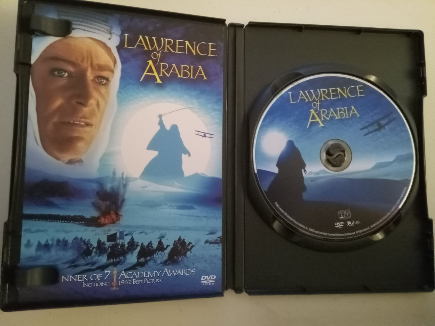 Lawrence Of Arabia, DVD Movie, Widescreen, Rated PG, USED