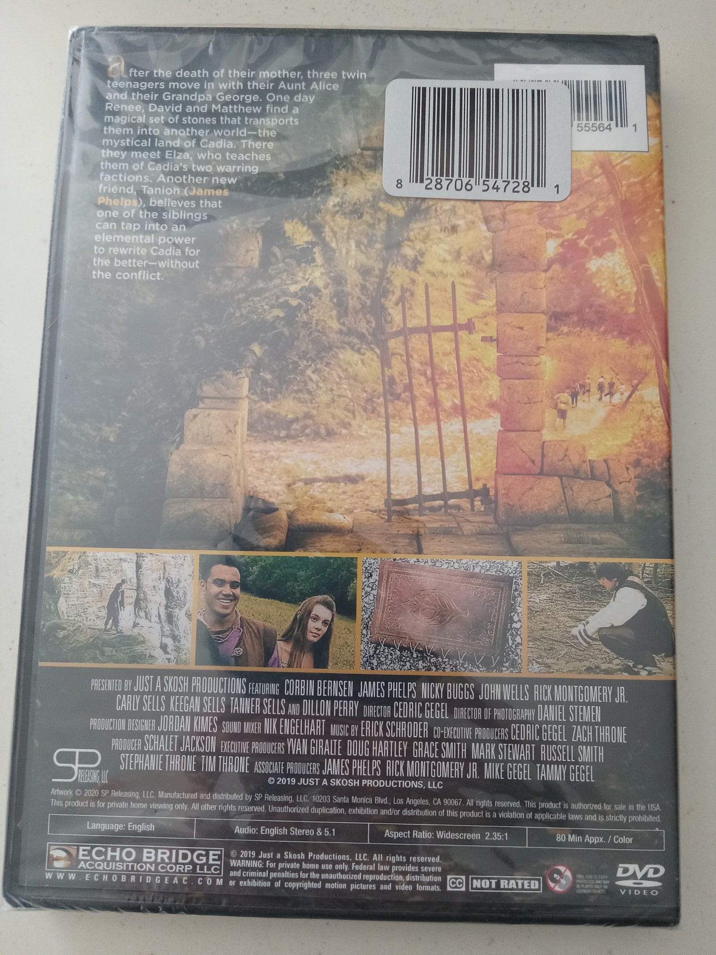 Cadia, DVD Movie Widescreen, Not Rated, NEW