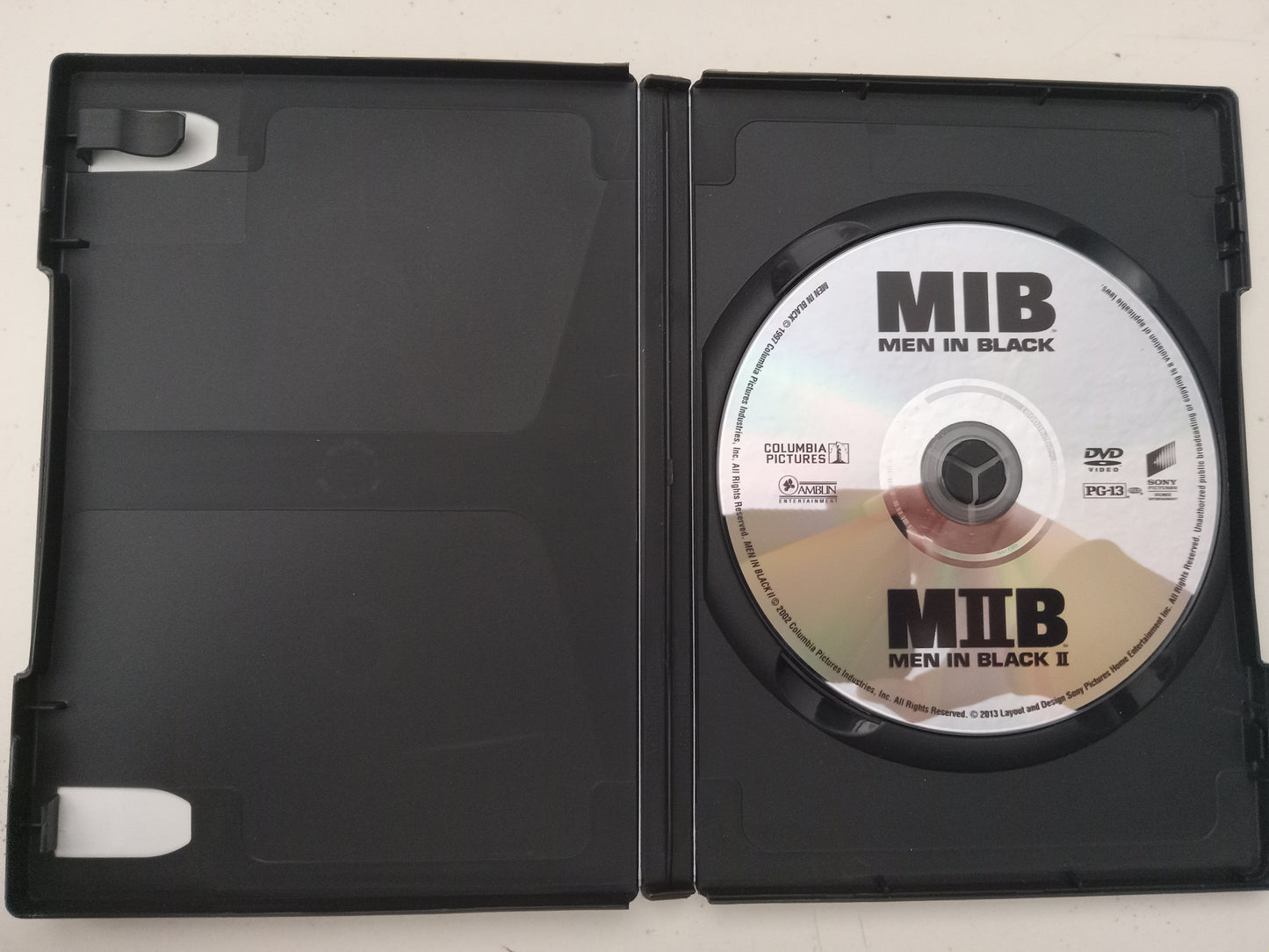 Men In Black & Men In Black 2, Double Feature Will Smith Widescreen, DVD Movies, Rated PG-13, USED